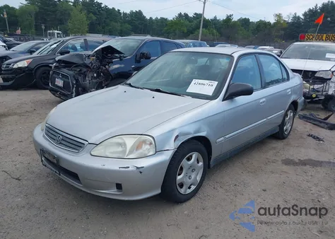 2000 Honda Civic Value Package из США, поврежденный, VIN 2HGEJ661XYH562292